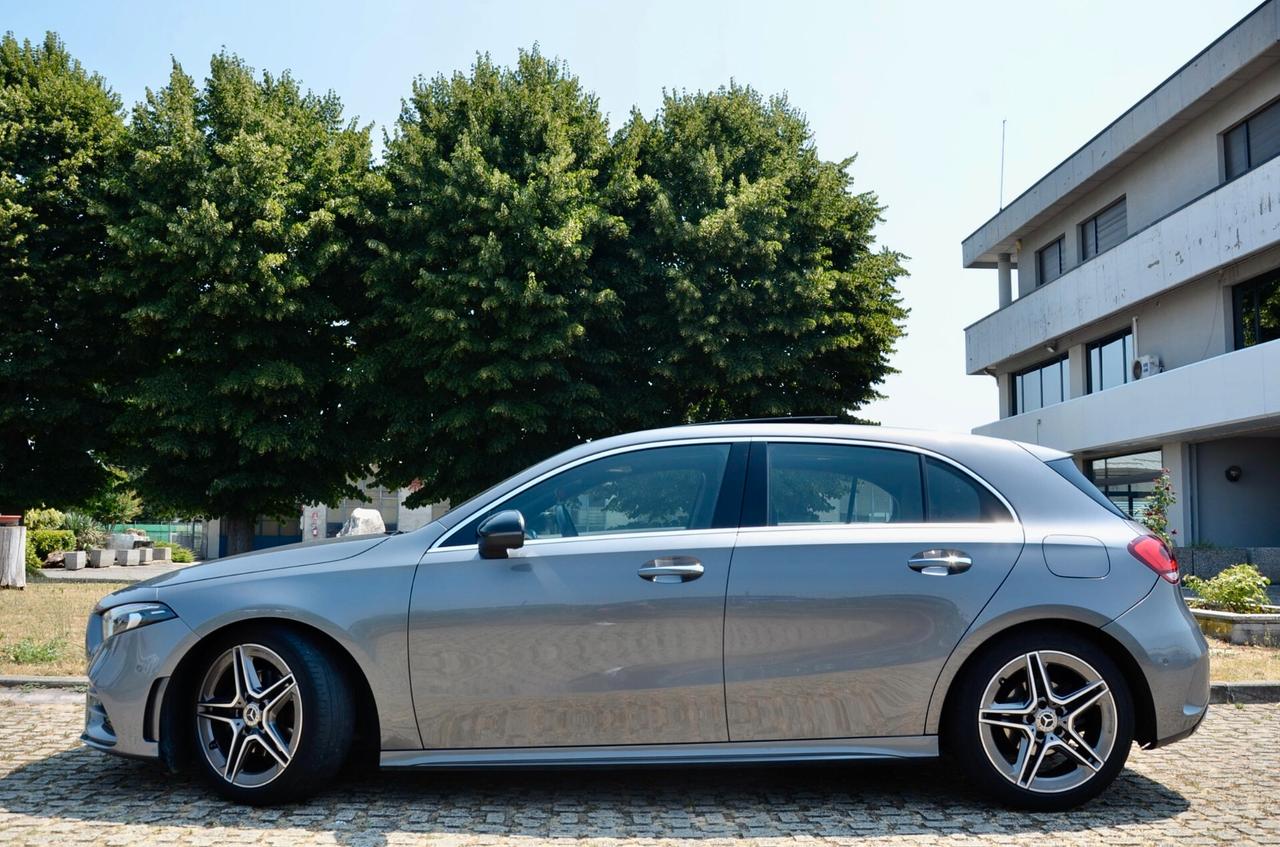 MERCEDES-BENZ A 180d PREMIUM AMG LINE 116cv AUTO, TETTO, HI-FI PREMIUM, EURO 6D, UFF ITALIANA, LUCI 64 COLORI, PERMUTE