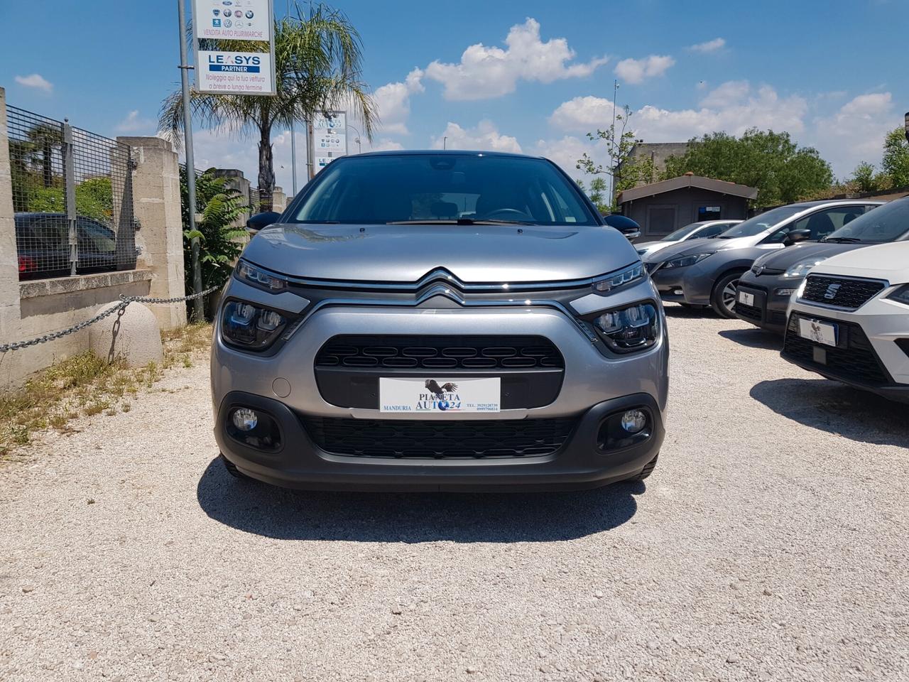 Citroen C3 Shine 1.2b 82cv Navy Led Rcam Cer.17'