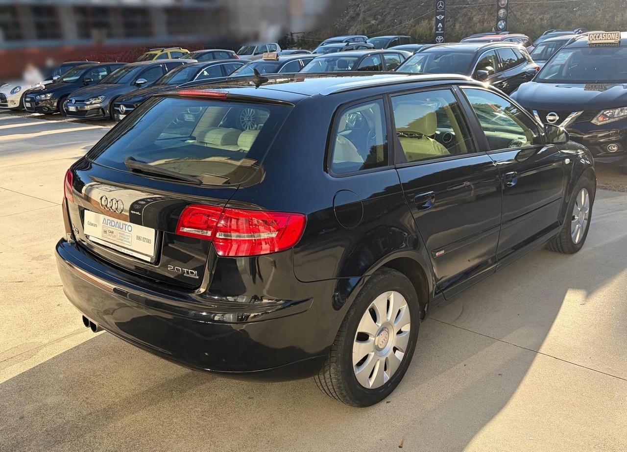 Audi A3 Sportback 2.0 Tdi 140 cv
