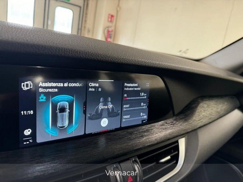 Alfa Romeo Stelvio 2.2 T D 190CV Business AT8 Q4-PELLE TOT-RETROC PACK DRIVER-ENTRY SAFETY SOLO KM 50700!