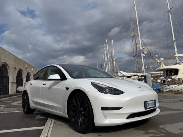 TESLA Model 3 PERFORMANCE NAVI+PELLE+PINZE ROSSE+SPOILER