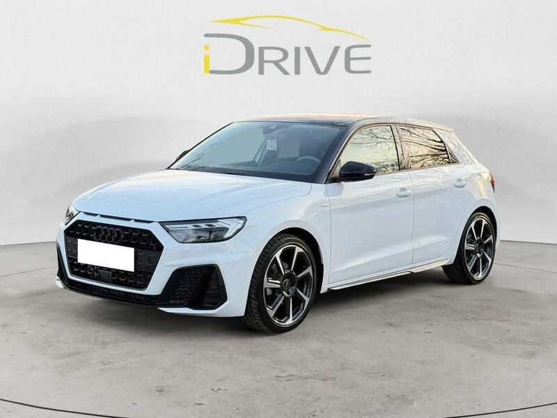 Audi A1 A1 Sportback 30 116cv s-tronic SLINE led multicolor Bianco bicolore +GPL
