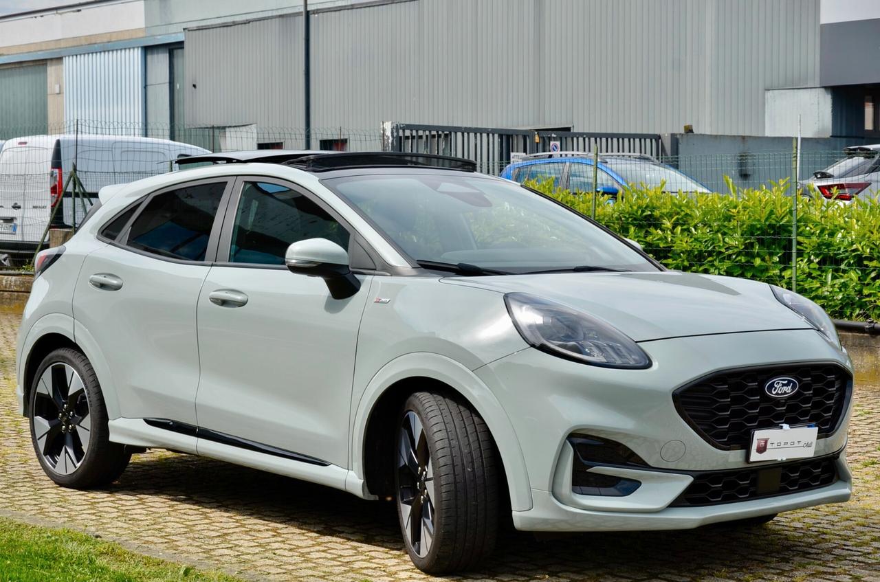 FORD PUMA 1.0 ECOBOOST MHEV ST-LINE X 125cv AUTO, GARANZIA UFF FORD, UNICOPROP, UFF ITALIANA, EURO 6E, TETTO, MATRIX, HI-FI B&O, 19", RETROCAMERA, PERMUTE