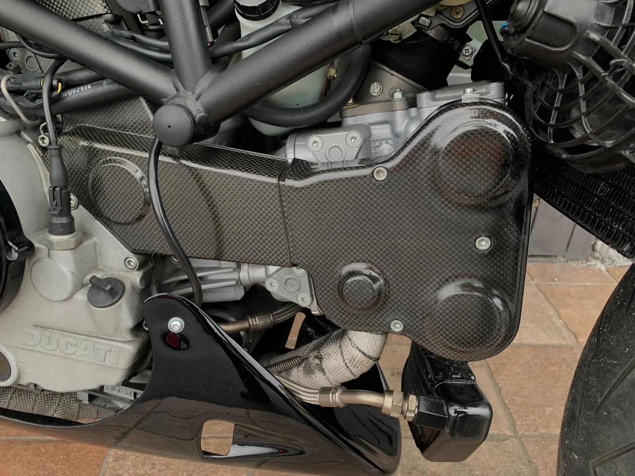 Ducati Monster S4R PARAFANGO CARBONIO PEDANE SPORTIVE