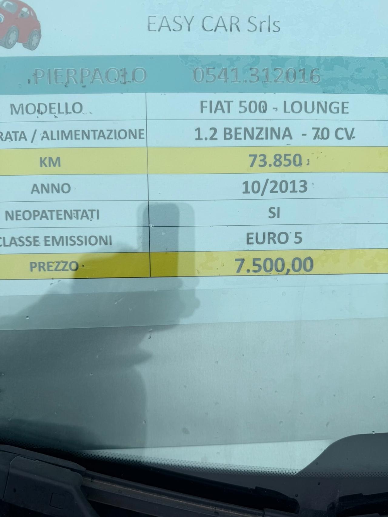 Fiat 500 1.2 Lounge