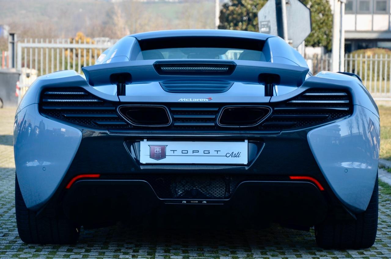 MCLAREN 650S SPIDER 3.8 SSG7, SERVICE UFF MCLAREN, EURO 6B, CARBOCERAMICA, SCARICO AKRAPOVIC, HI-FI MERIDIAN, PERMUTE