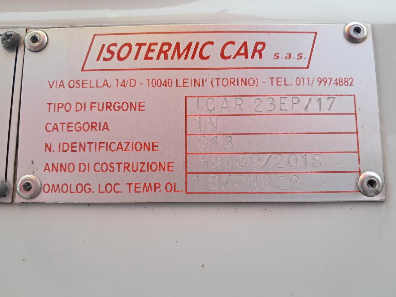 DUCATO FRIGO MOTORE ROTTO