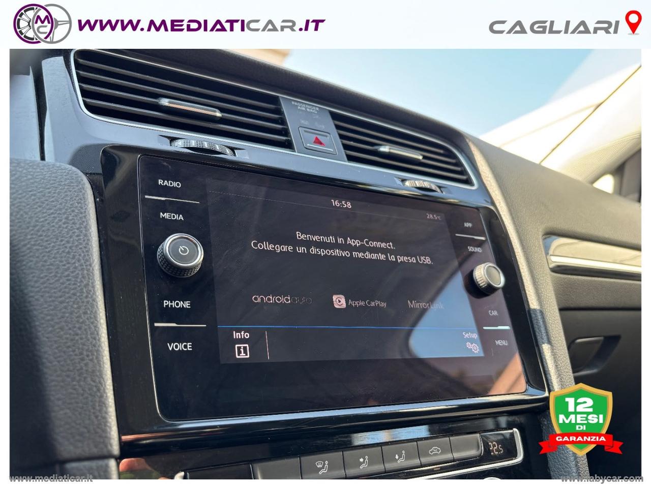 VOLKSWAGEN Golf 1.6 TDI 115CV 5p. Executive BMT
