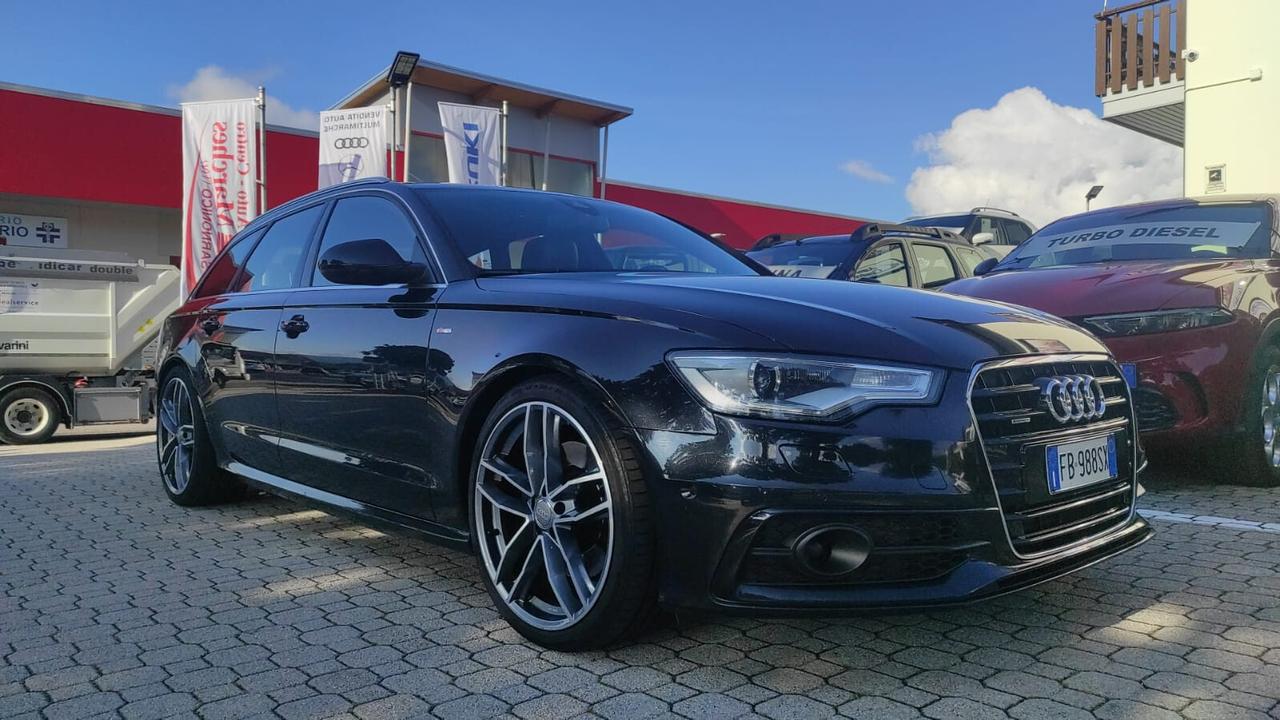 AUDI A6 3.0 TDI 245CV QUATTRO 4X4 S-LINE GANCIO TRAINO