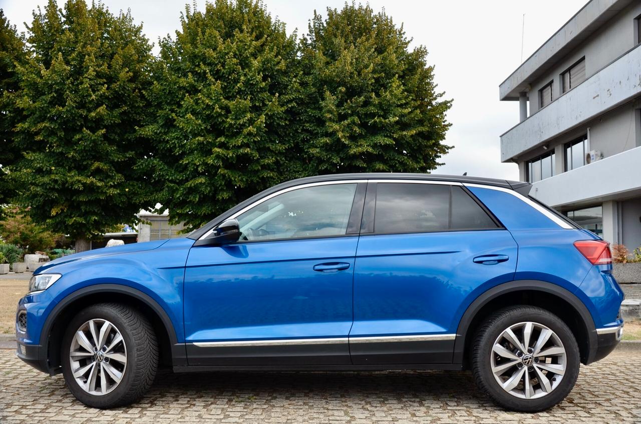 VOLKSWAGEN T-ROC 1.0 TSI STYLE 110cv, UFF ITALIANA, UNICOPROPRIETARIO, EURO 6D, FARI LED, APPLE ANDROID, PERMUTE