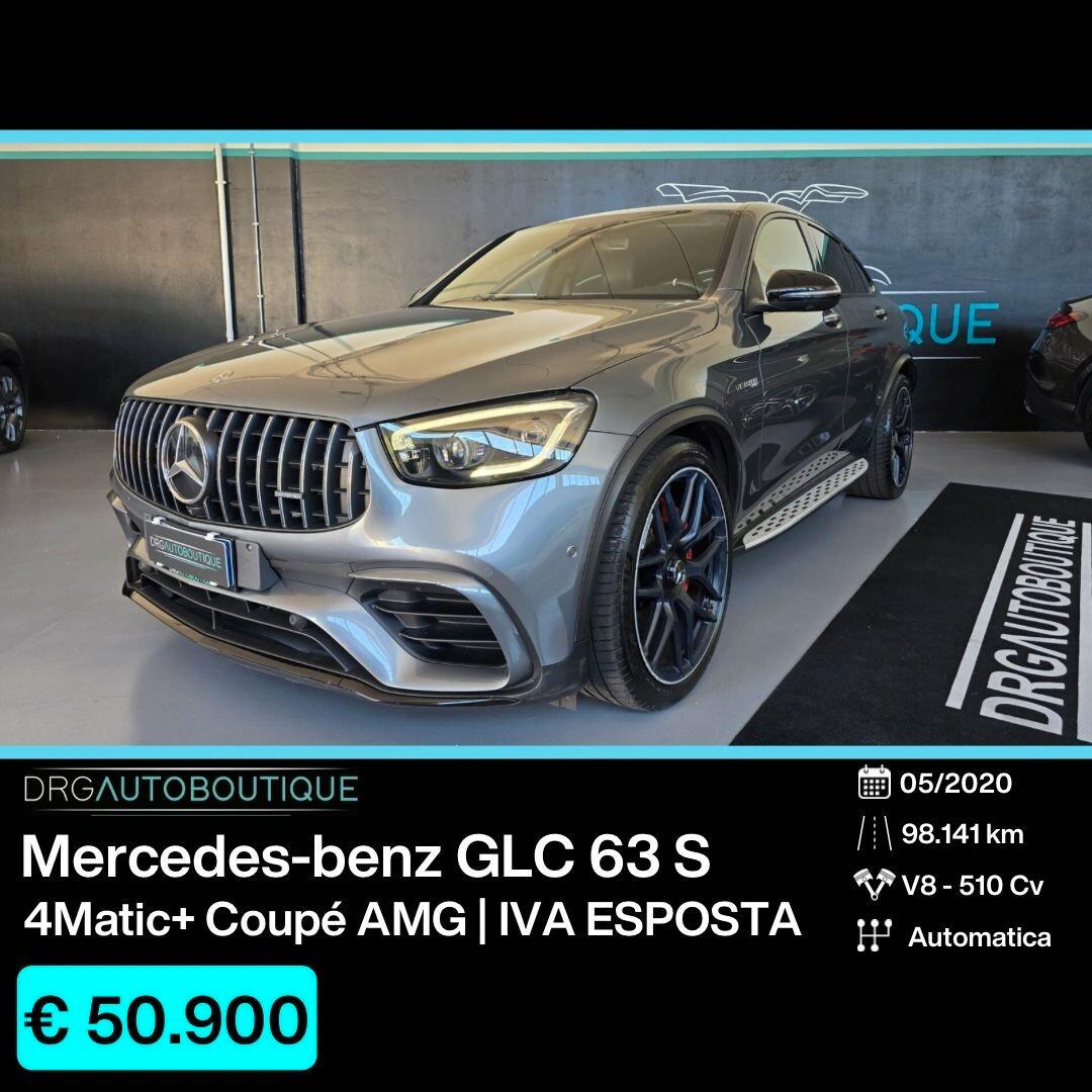 Mercedes-benz GLC 63 S 4Matic+ Coupé AMG IVA ESPOSTA/TETTO/BURMESTER