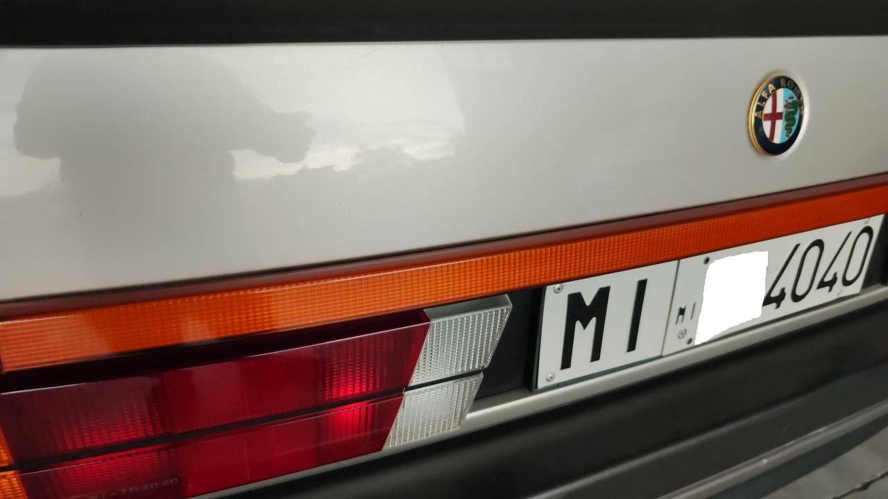 Alfa 75 1800 CARB (47.220KM ORIG TARGA MILANO)