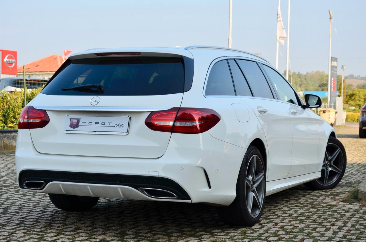 MERCEDES-BENZ C220d SW PREMIUM 170cv AUTO, UFF ITALIANA, EURO 6B, FULL LED, NAVI, PELLE, PERMUTE