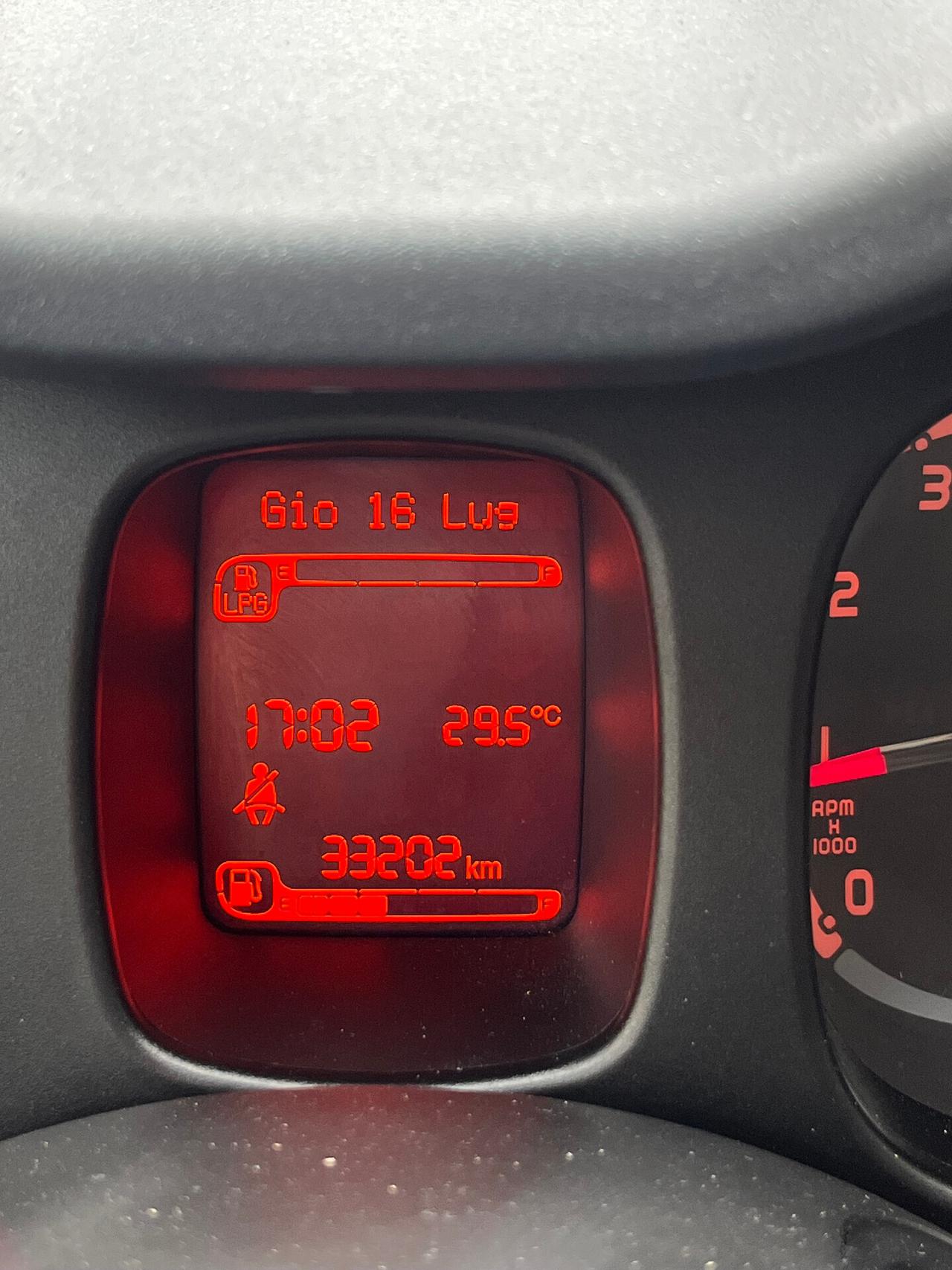 FIAT PANDA 1.2 EASYPOWER LOUNGE - BENZINA/GPL - ANCHE PER NEOPATENTATI - KM 33.202