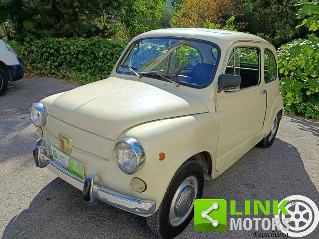 FIAT 600 D FANALONA LIBRETTO E TARGHE ORIGINALI