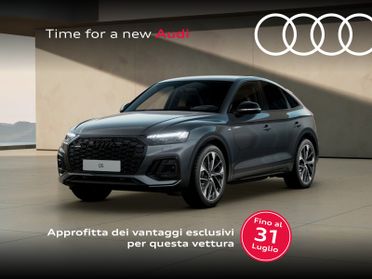 Audi Q5 sportback 40 2.0 tdi mhev 12v identity black quattro s-tronic