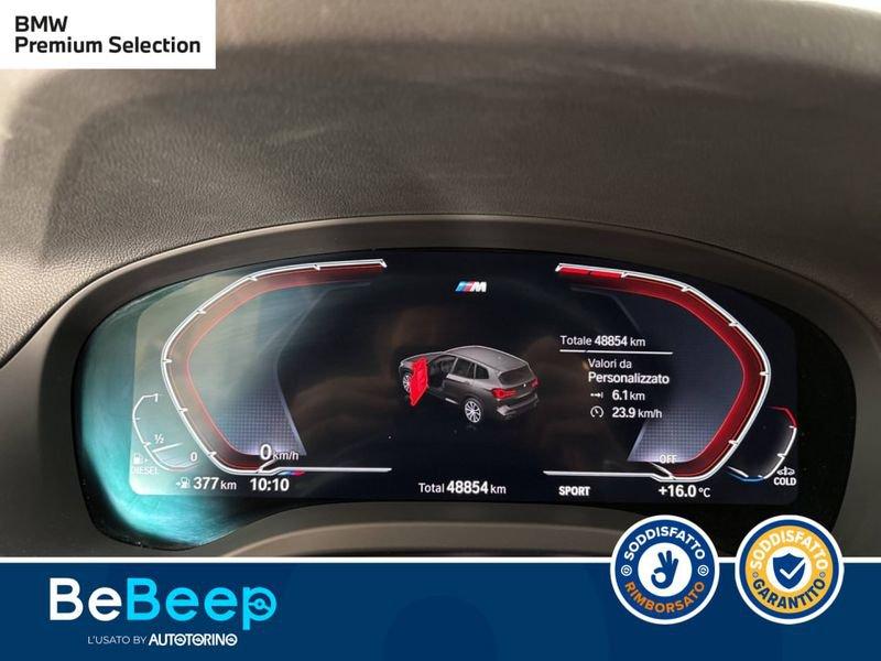 BMW X3 XDRIVE20D MHEV 48V MSPORT AUTO