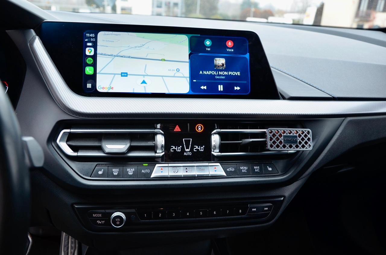 BMW 118d MSPORT 5p 150cv AUTO, GARANZIA UFF BMW, SERVICE DIMOSTRABILI, SEDILI A GUSCIO, 19", FARI FULL LED, APPLE ANDROID, PERMUTE