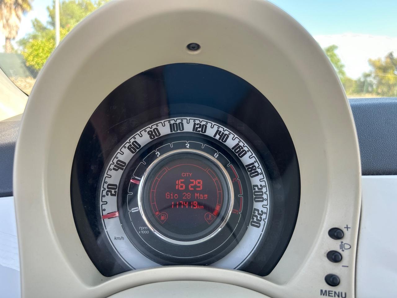Fiat 500 1.3 Multijet 75CV-2008/AUX/15”