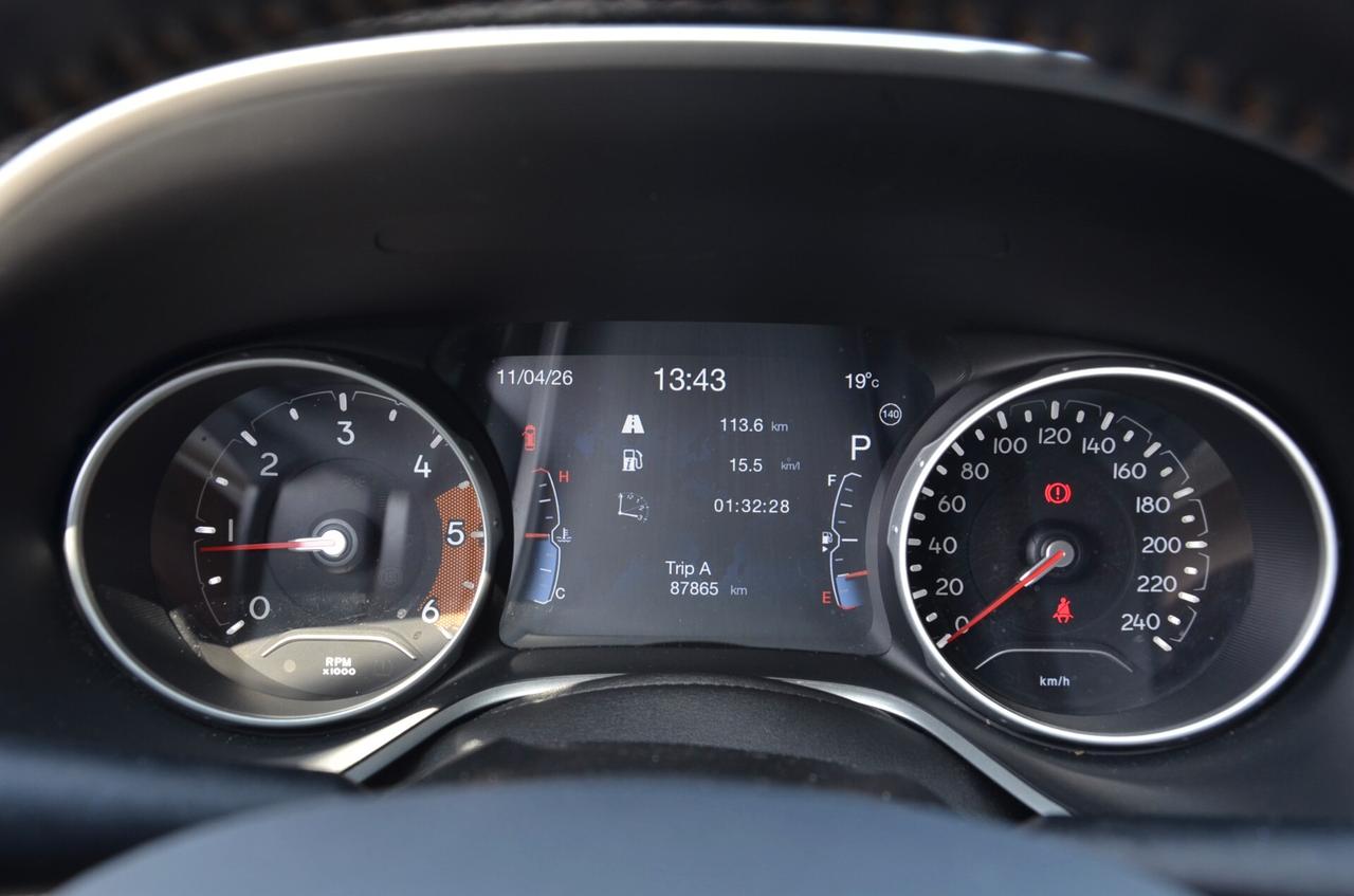 JEEP COMPASS 2.0 MJT LIMITED 4wd 140cv AUTO, UFF ITALIANA, SERVICE CON FATTURE, EURO 6B, PERMUTE