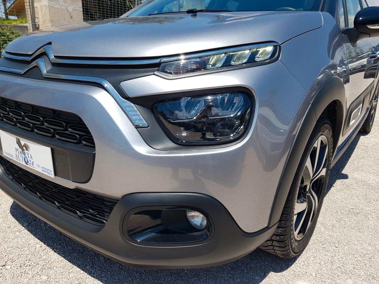 Citroen C3 Shine 1.2b 82cv Navy Led Rcam Cer.17'