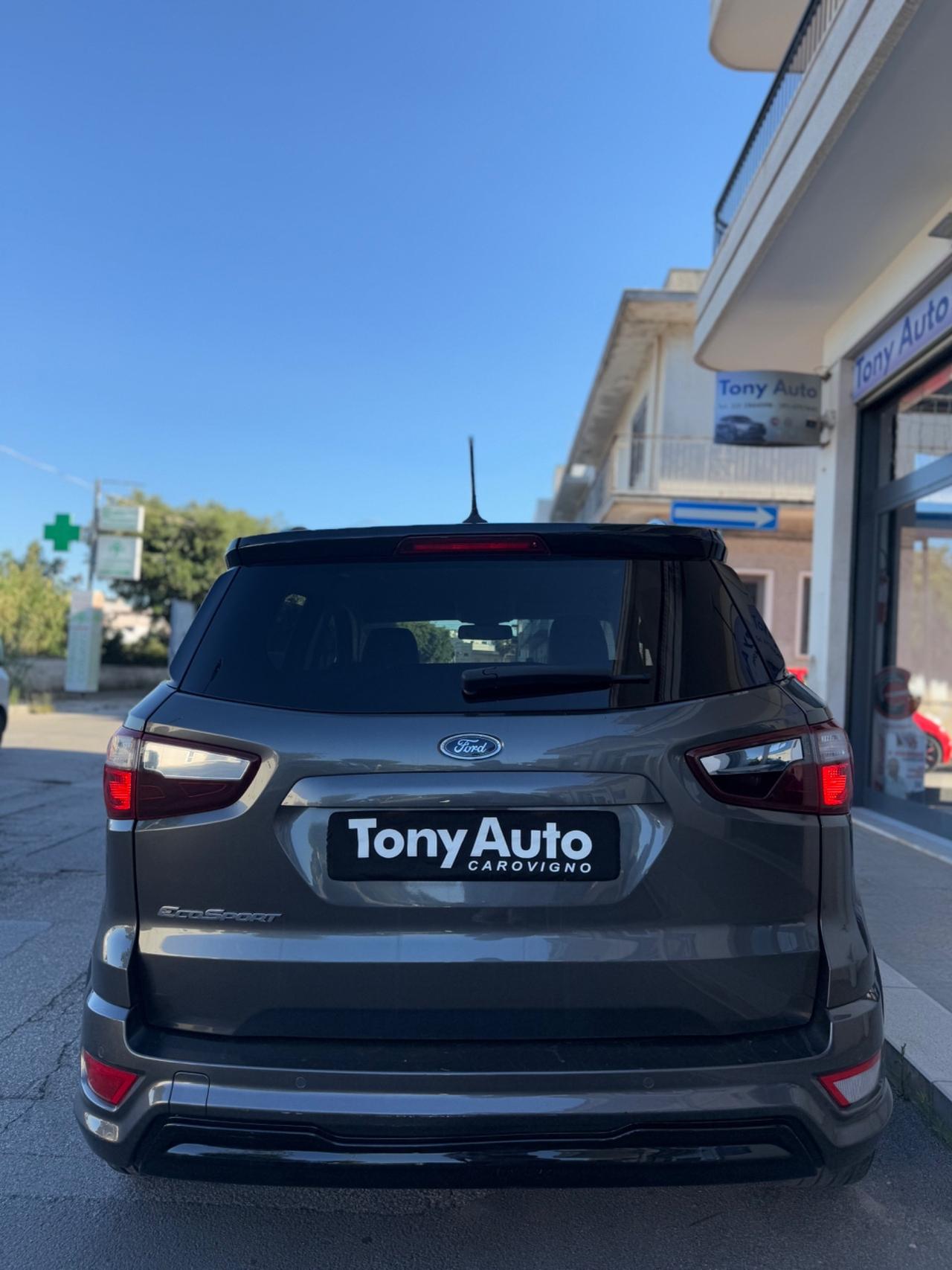 Ford EcoSport 1.0 ecoboost ST-Line NAVIGATORE,APPLE CARPLAY,FARI LED,INTERNI PELLE/ALCANTARA