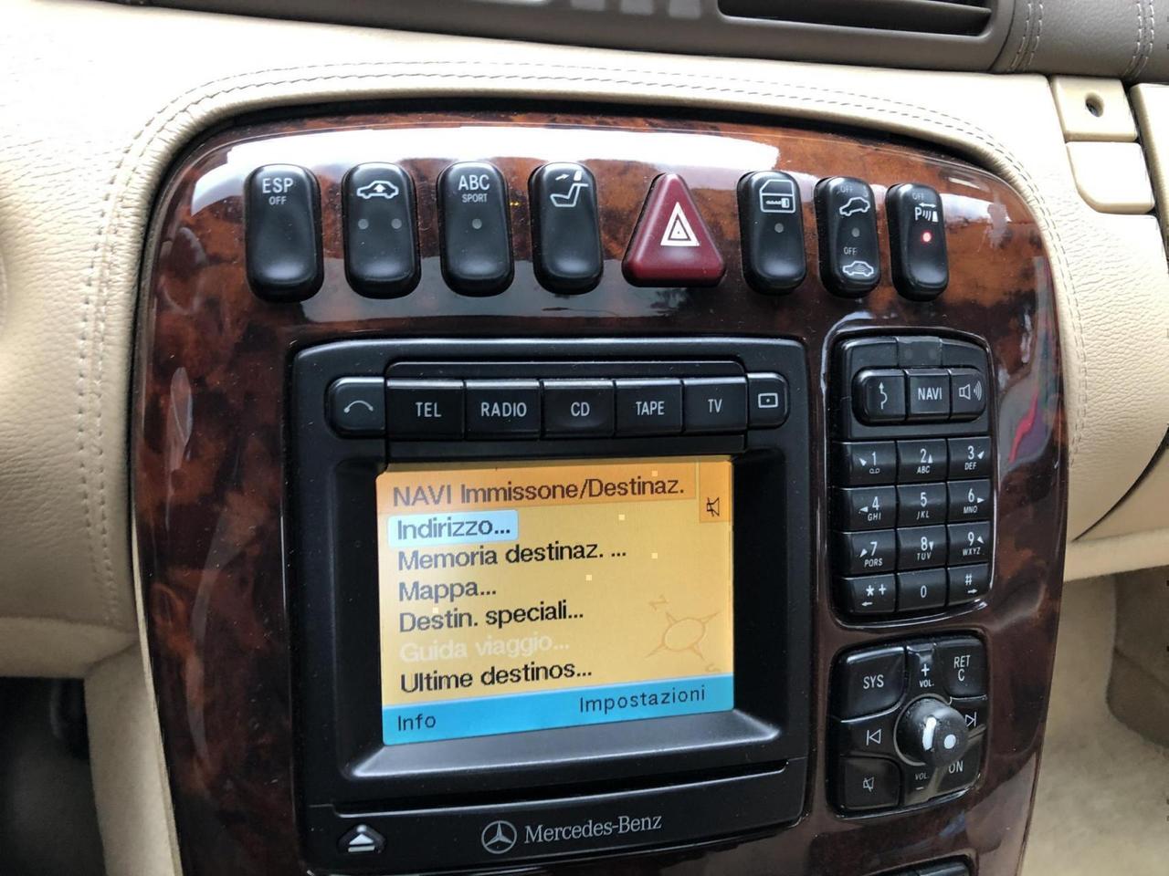 Mercedes-benz CL 500 cat fatture tagliandi mercedes