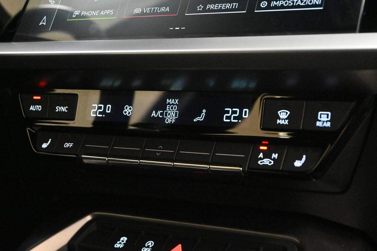 AUDI A3 4ª serie A3 SPB 35 TFSI S tronic S lin...