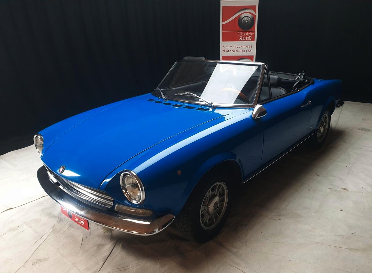 Fiat 124 Spider 1.4cc certif. ASI con C.R.S