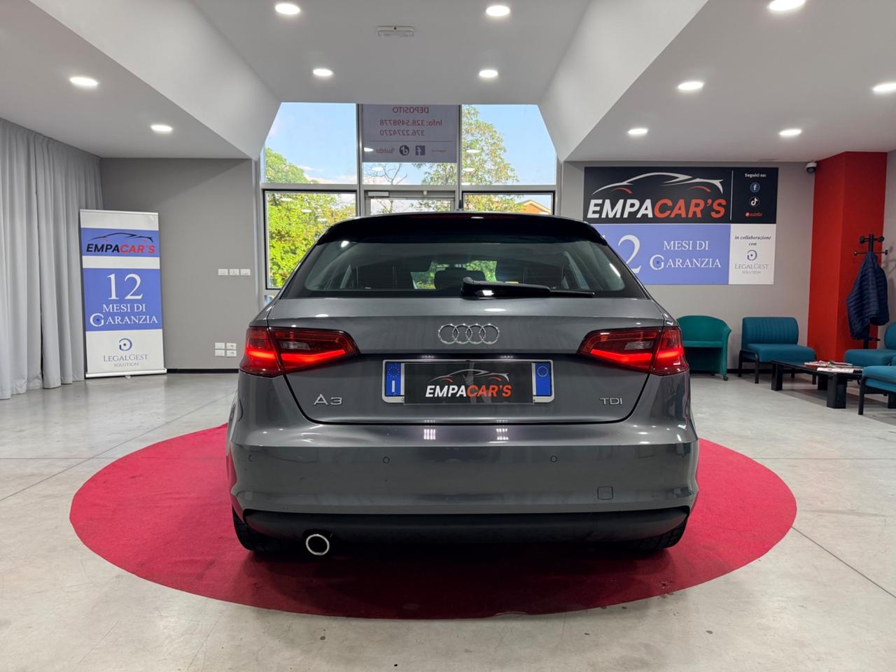 Audi A3 SPB 1.6 TDI 110 CV Diesel Business Euro6