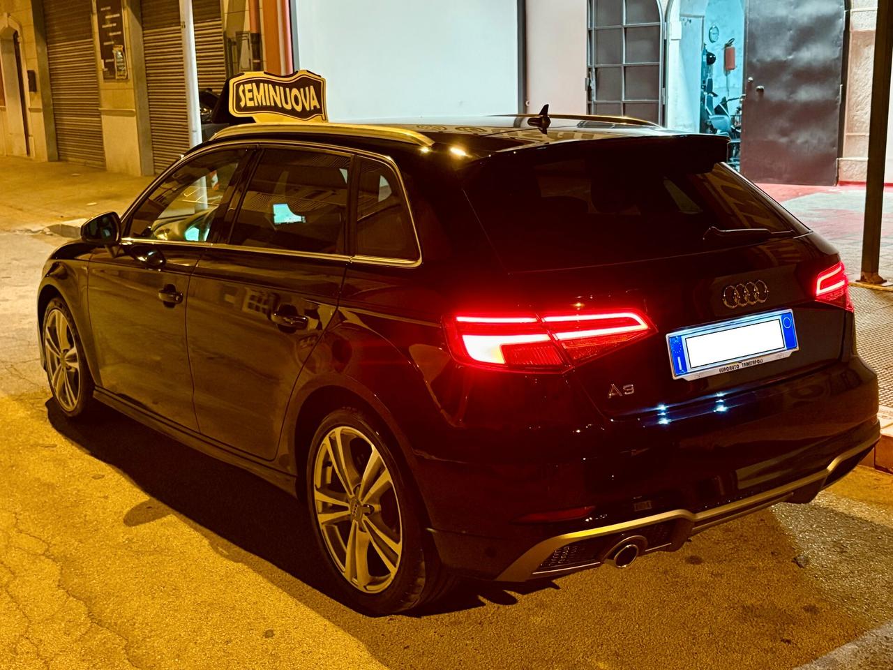 Audi a3 SPB 1.6 tdi 116cv -"S-LINE x 2- VIRTUAL"-'20