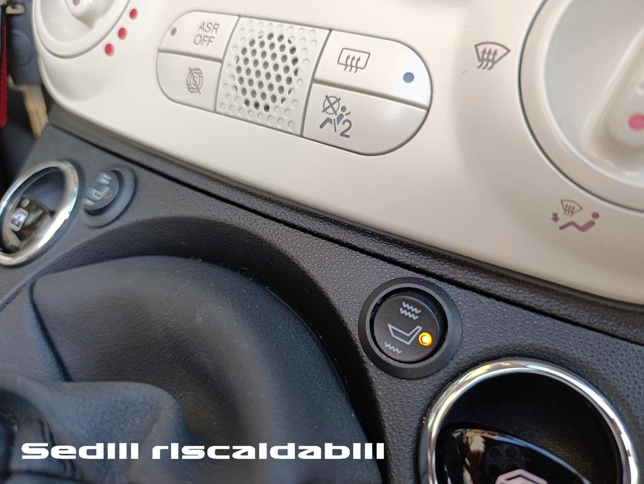 Fiat 500 C 1.0 Hybrid Lounge Rosso Corallo Pelle Full