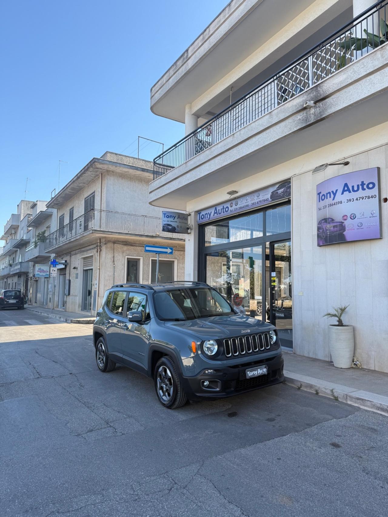 Jeep Renegade 1.6 mjt Longitude 120cv NAVIGATORE,ANDROID AUTO,KM CERTIFICATI,UNICO PROPRIETARIO