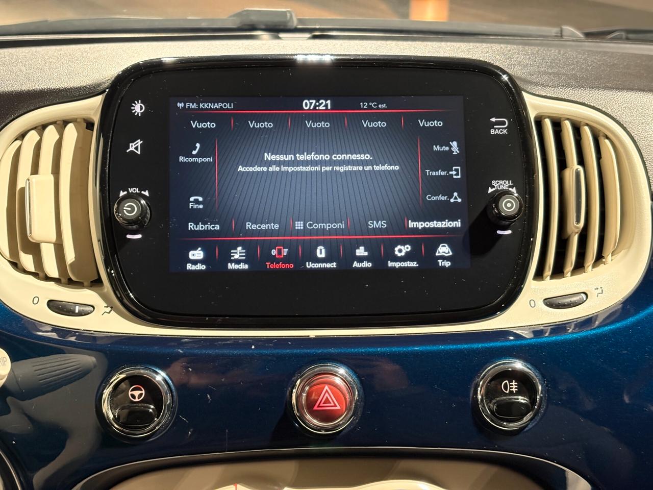 Fiat 500 1.0 Hybrid Pack Premium KM CERTIFICATI