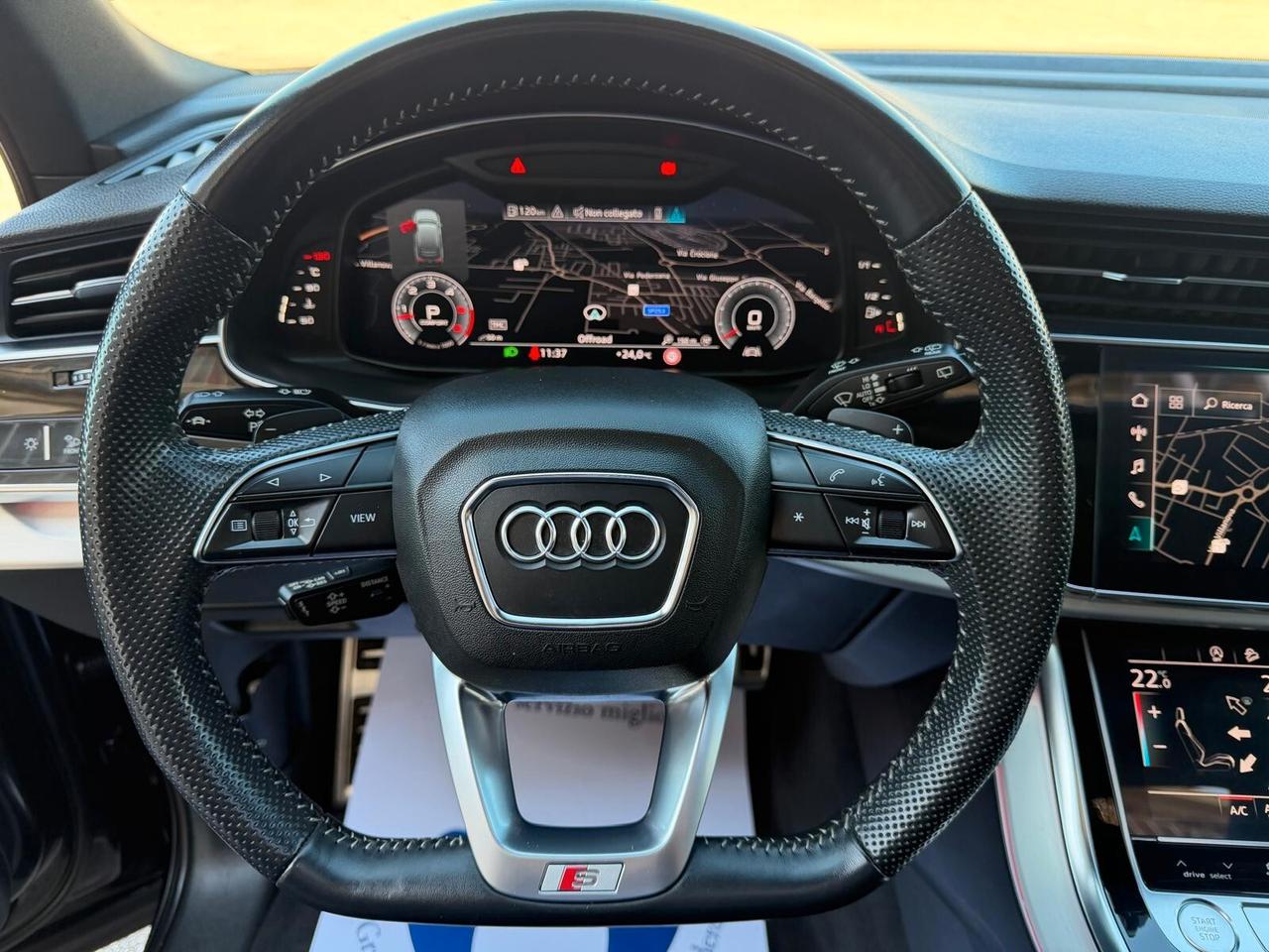 Audi Q7 45 TDI quattro tiptronic Sport Plus S-LINE EDITION 7 POSTI TETTO APRIBILE E FARI MATRIX