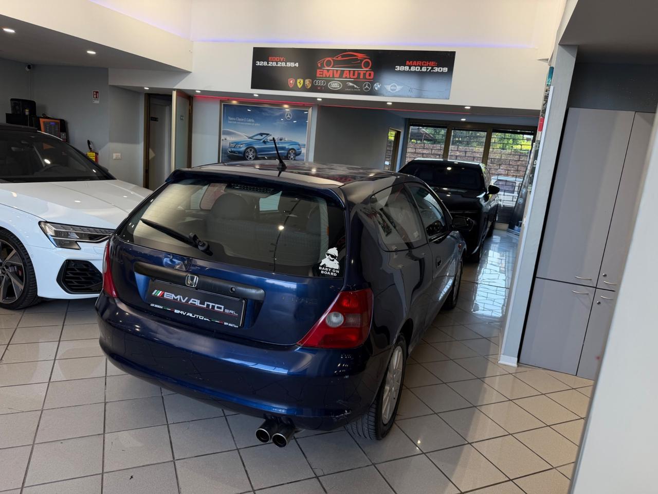 HONDA Civic 7a serie ('01'-'06') Civic 1.6 16V VTEC cat 3P ES (81 kw) Valore di listino: € 17300