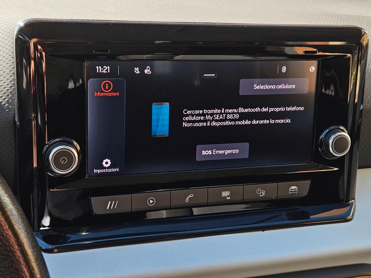 SEAT ARONA 1000 TSI CHILOMETRI CERTIFICATI