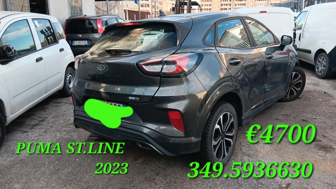 Ford Puma ST-Line incidentata sinistrata mondialcars 023