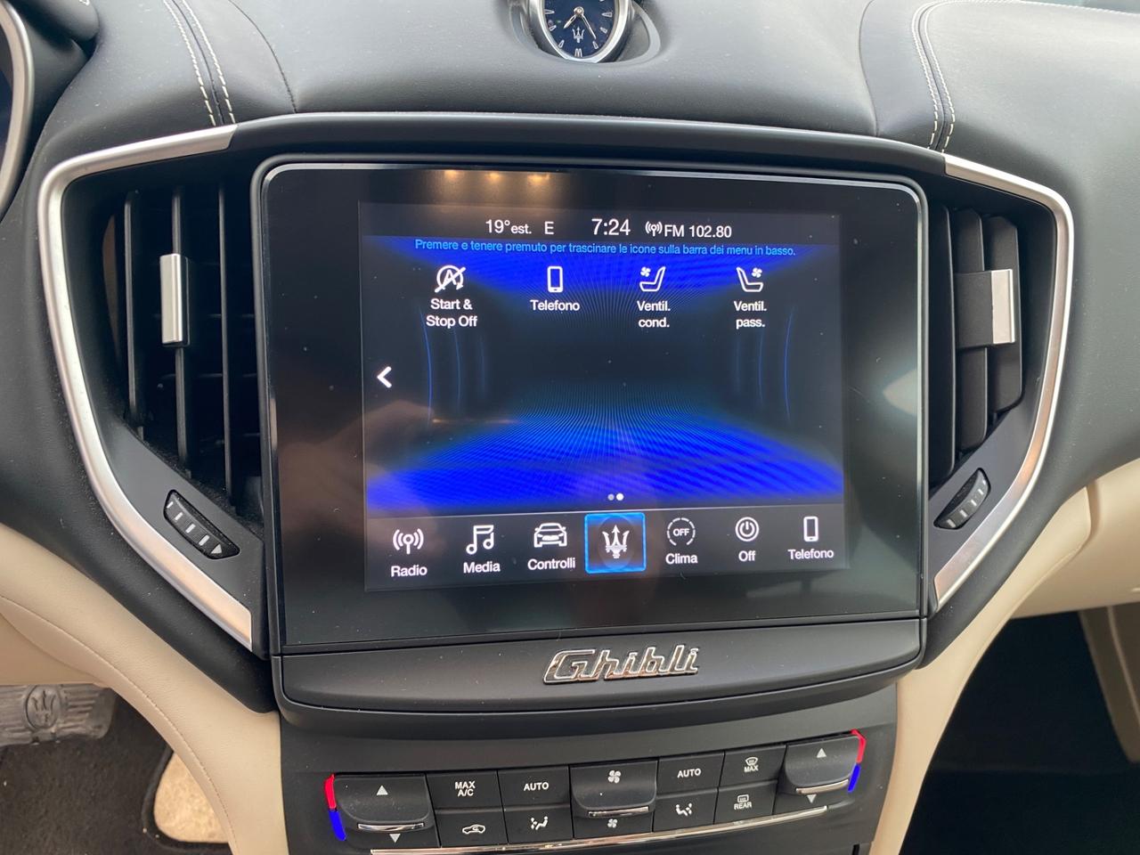 Maserati Ghibli My19 Granlusso V6 Diesel 275 CV