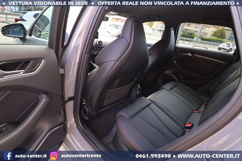 Audi A3 RS3 SPB 2.5 quattro Stronic GRIGIO NARDO'