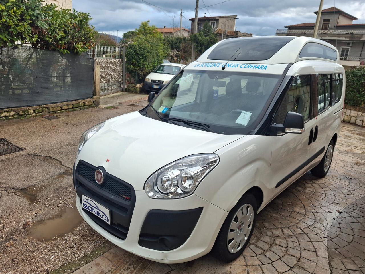 Fiat Doblo Doblò 1.6 MJT 16V 90CV tetto alto pedana elettrica trasporto disabili
