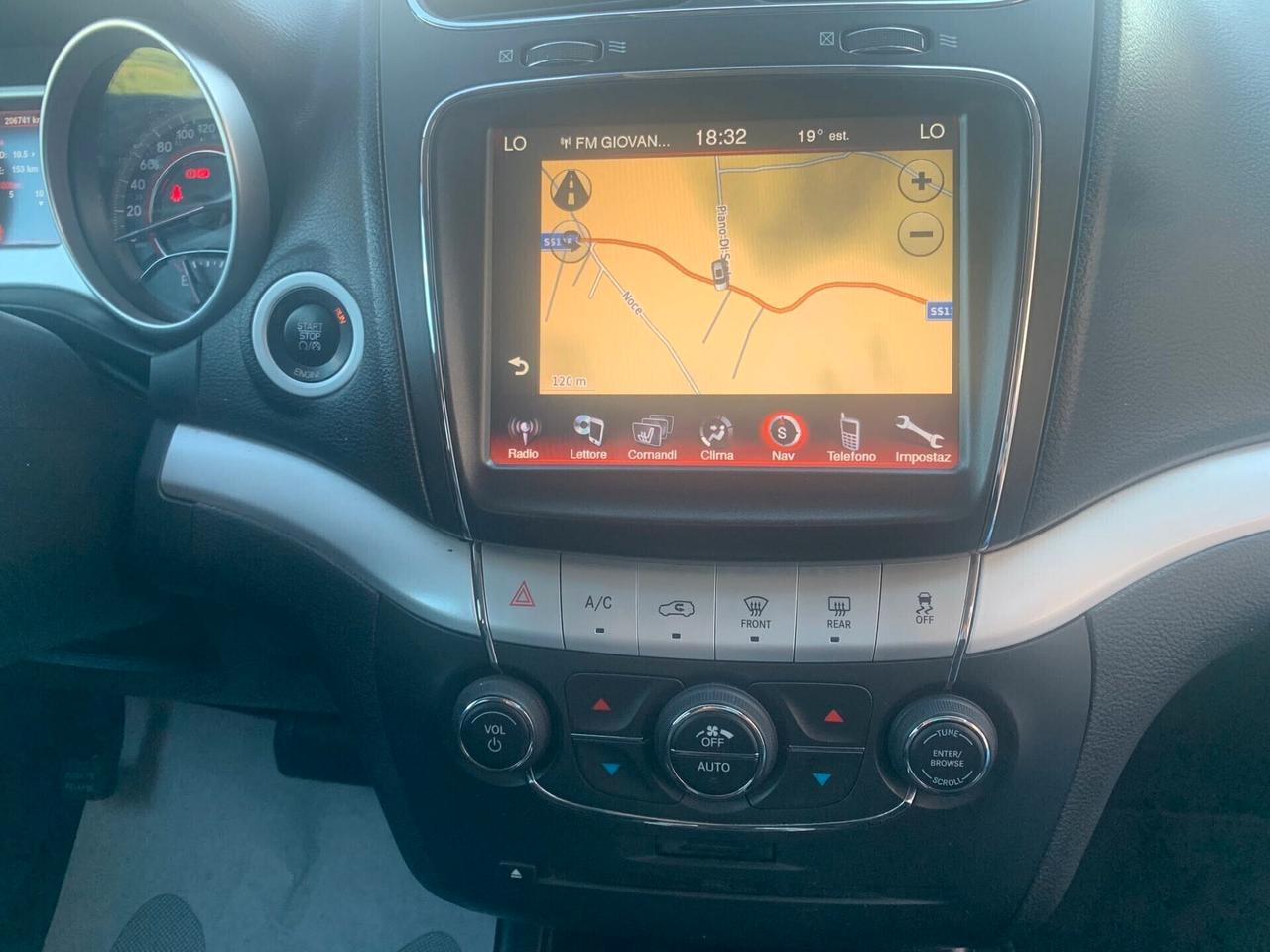 Fiat Freemont 2.0 Mjt 170 CV 4x4 Lounge 2014 gancio traino