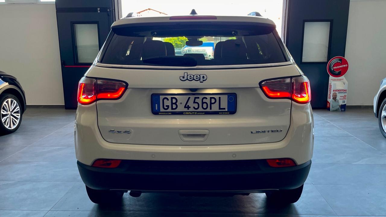 JEEP COMPASS 4WD 2.0 MJT LIMITED 140CV - FULL LED, PELLE, CAR PLAY, NEOPATENTATI