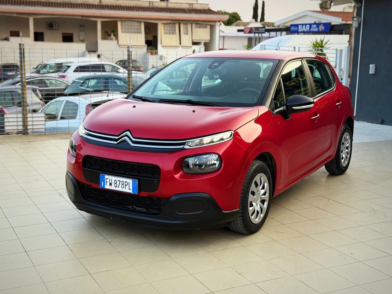 Citroen C3 BlueHDi 100 S&S Van Feel 4 Posti Unico Proprietario Garanzia 12 Mesi