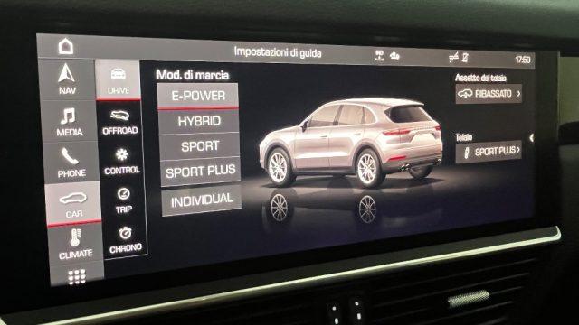 PORSCHE Cayenne 3.0 V6 E-Hybrid-tetto-cerchi 21"-tagliandi Porsche