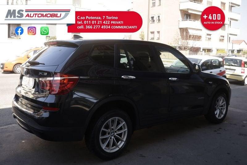 BMW X3 BMW X3 xDrive20d xLine Navi Unicoproprietario 140KW ANNO 2016