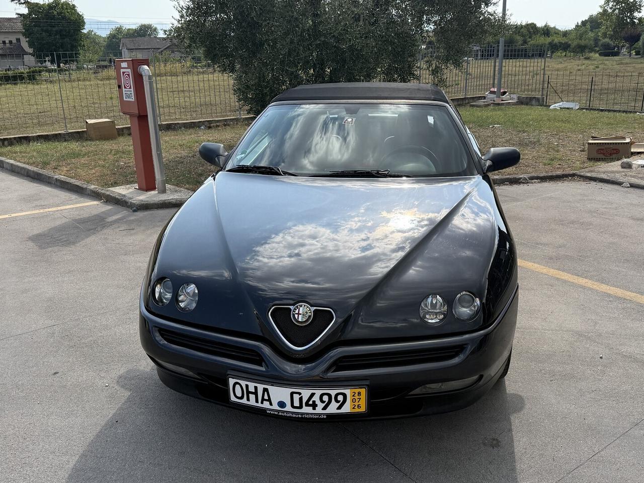 ALFAROMEO GTV SPIDER 2.0 INTERNI IN PELLE ROSSA
