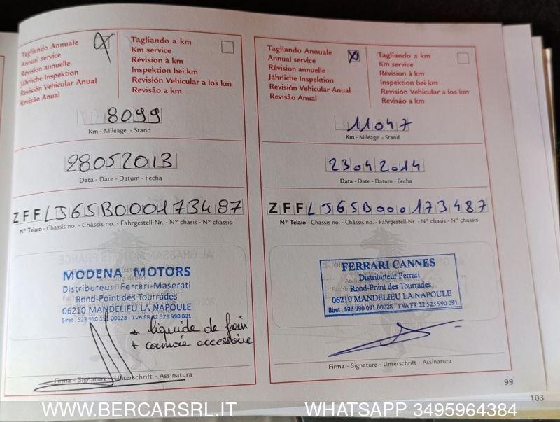 Ferrari California California DCT*TAGLIANDI CERTIFICATI*