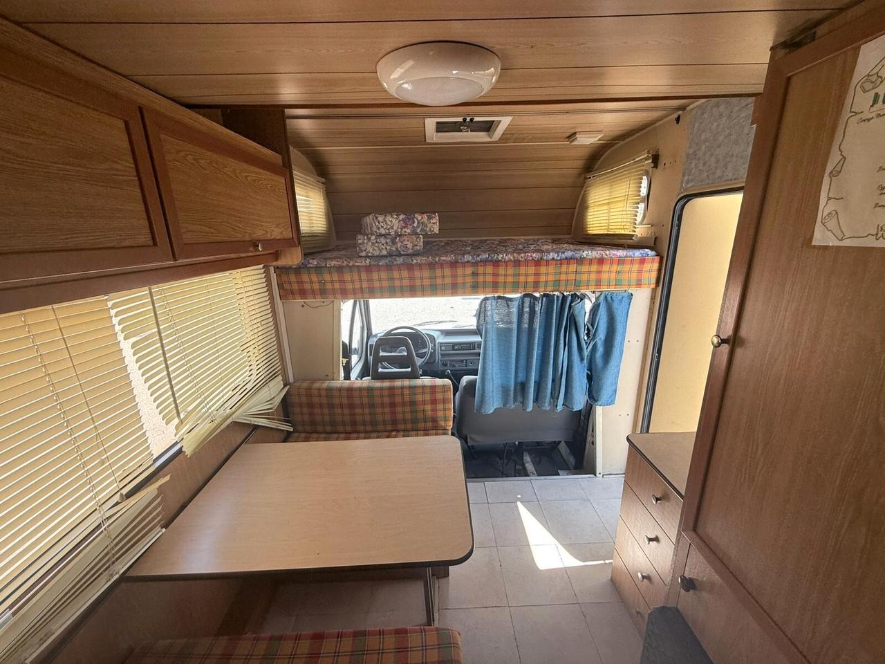 Fiat camper 2.5 diesel d'epoca 5 posti
