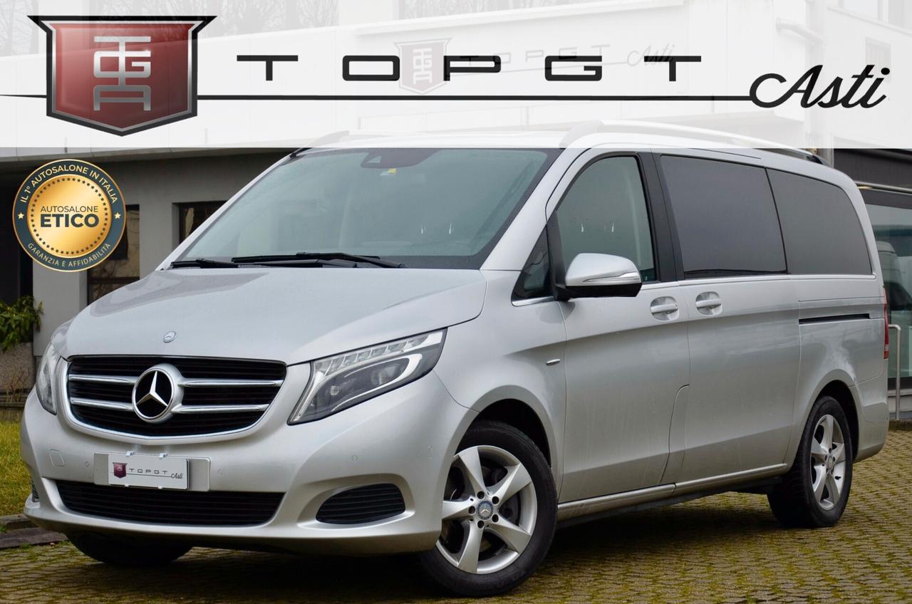 MERCEDES-BENZ V 250d AVANTGARDE 190cv 7G-TRONIC LONG 8 POSTI, UFFICIALE ITALIANA, NAVI, RETROCAMERA, PERMUTE